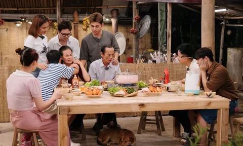 Ngẩn ngơ bữa cơm nhà trong Gia đình Haha
