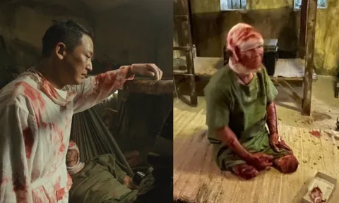 Cảnh cưa chân ám ảnh trong 'Mưa đỏ' khiến diễn viên 'nước mắt không ngừng tuôn'