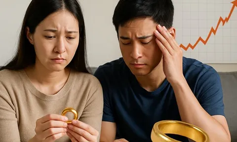 'Giá vàng tăng gấp đôi sau chưa đầy 2 năm, vợ chồng tôi tiếc nuối vì bán vàng cưới, gửi tiết kiệm lãi suất 5%/năm'