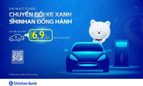 Ngân hàng Shinhan ưu đãi gói vay mua xe điện – Đồng hành cùng lối sống xanh