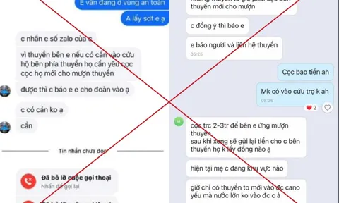 Xuất hiện thủ đoạn lừa đảo trong mùa lũ: Tuyệt đối lưu ý chi tiết này!