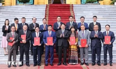 Chủ tịch nước Lương Cường phong hàm, bổ nhiệm các đại sứ Việt Nam ở nước ngoài