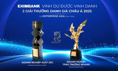 EXIMBANK ghi dấu ấn với hai giải thưởng lớn tại APEA 2025