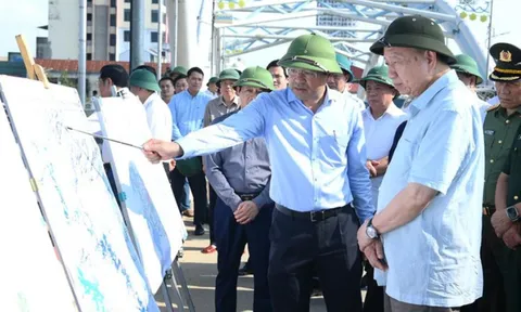 Tổng Bí thư Tô Lâm kiểm tra công tác khắc phục hậu quả bão, lụt tại Thái Nguyên