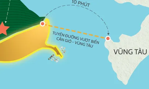 TPHCM muốn làm tuyến đường vượt biển Cần Giờ - Vũng Tàu