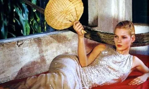 Siêu mẫu Kate Moss chụp ảnh ở Việt Nam gần 30 năm trước, người xem hôm nay vẫn trầm trồ