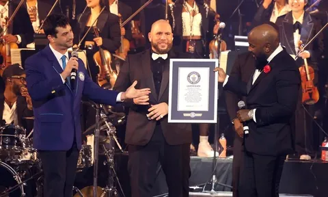 Kỷ lục Guinness vừa được xác lập trong một đêm nhạc