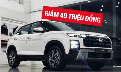 Hyundai Creta giảm giá tới 49 triệu tại đại lý, giá thực tế rẻ ngang SUV hạng A
