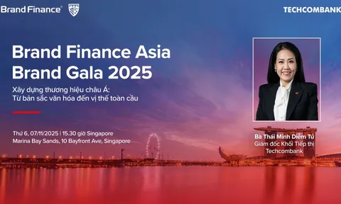 Giám đốc Khối Tiếp thị ngân hàng Techcombank sẽ tham gia đối thoại tại Diễn đàn Thương hiệu hàng đầu châu Á