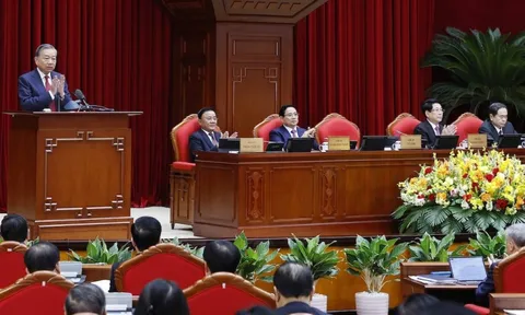 Tổng Bí thư Tô Lâm phát biểu khai mạc Hội nghị Trung ương 14