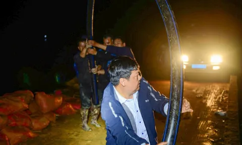 Xây khẩn cấp công trình ngăn vỡ hồ nước rất lớn ở Lâm Đồng