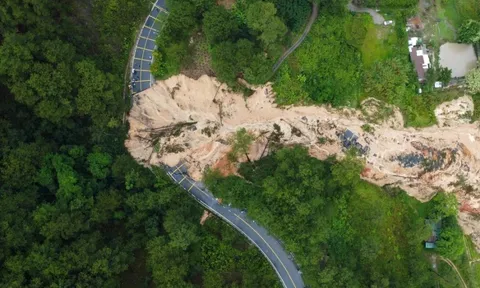 Công bố tình huống khẩn cấp về thiên tai để khắc phục điểm sạt lở tại đèo Mimosa