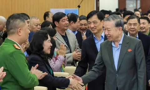 Tổng Bí thư Tô Lâm tiếp xúc cử tri Hà Nội