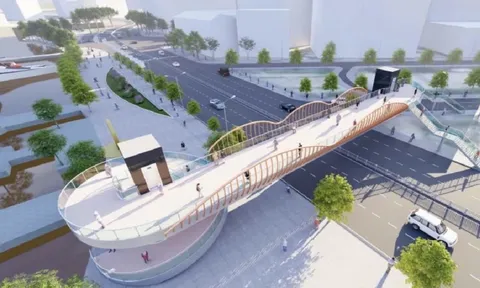 Triển khai xây 2 cầu đi bộ qua đường Tôn Đức Thắng, dự kiến xong trước 30-4-2026