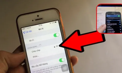 Bấm vào nút này trên điện thoại để dùng wifi miễn phí mọi lúc mọi nơi