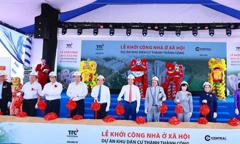 Chính thức khởi công dự án nhà ở xã hội 1.130 căn hộ