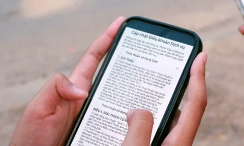 Zalo không được phép chuyển giao dữ liệu cho bên thứ ba