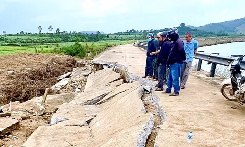 Sập bờ kè khiến 2 cặp vợ chồng thiệt mạng: Xác minh thông tin 'xe tải chạy qua dù đường đã cấm'