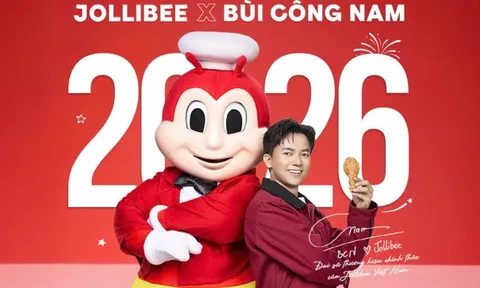 Bùi Công Nam trở thành gương mặt đại diện của Jollibee Việt Nam