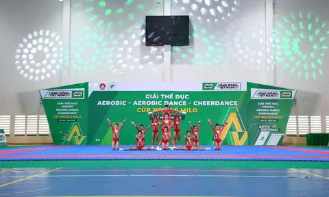 Mãn nhãn với màn trình diễn của 68 đội tại Giải thể dục Aerobic Cúp MILO lần VIII