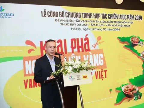 Chương trình hợp tác năm 2024 nhằm nâng tầm ẩm thực Việt Nam