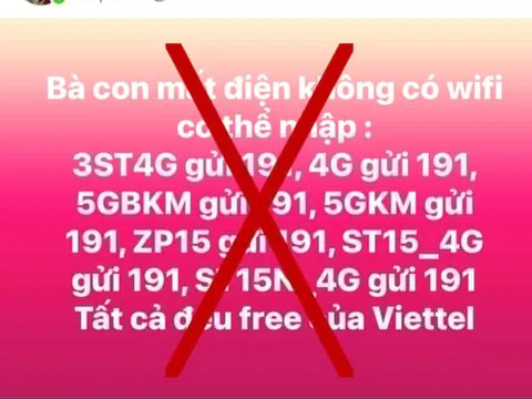 Tin giả về cách khôi phục mạng khi mất Wi-Fi