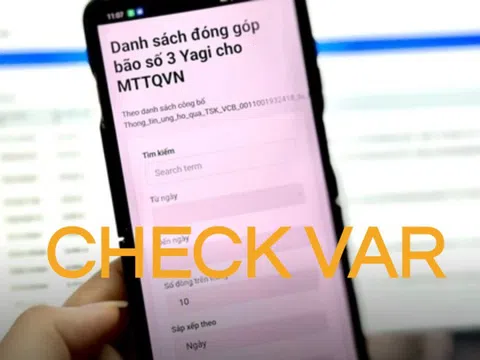 Dân mạng đua nhau "check VAR" sao kê, vậy "check VAR" thực sự là gì?