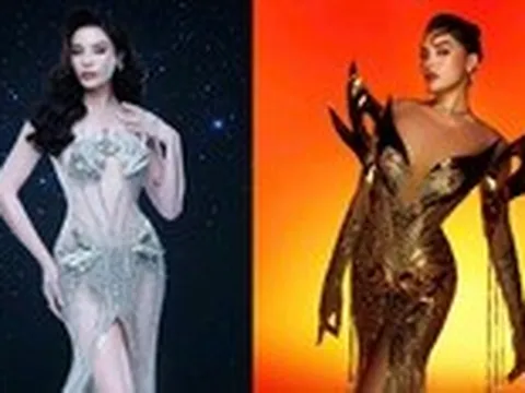 Kỳ Duyên diện đầm lấy cảm hứng từ cung bọ cạp và ngọn lửa vĩnh cửu thi Miss Universe