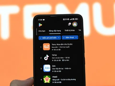 Temu được tải nhiều nhất Việt Nam