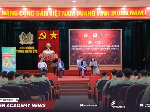 Cen Academy đồng hành định hướng nghề nghiệp cho chiến sĩ trẻ trước khi xuất ngũ