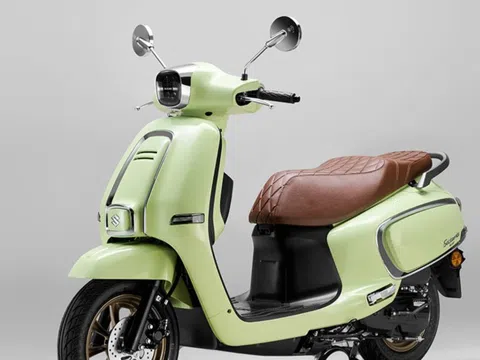 Xe ga siêu tiết kiệm xăng của Suzuki xịn thế này đây, đẹp ngang Vespa nhưng giá rẻ như Honda Vision