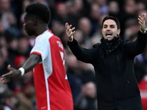 HLV Arteta tiết lộ kế hoạch của Arsenal sau chấn thương của Saka