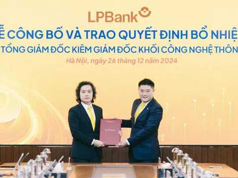 LPBank bổ nhiệm thêm Phó Tổng Giám đốc