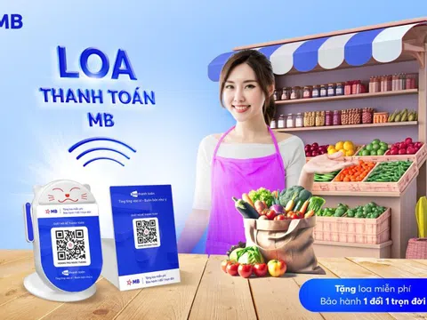 Loa Thanh toán MB - Giải pháp giao dịch thông minh cho mọi ngành nghề