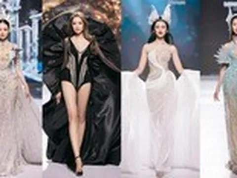 Hoa hậu Thanh Thủy, Lê Hoàng Phương, Ý Nhi, Quế Anh hội ngộ tại Vietnam Beauty Fashion Fest