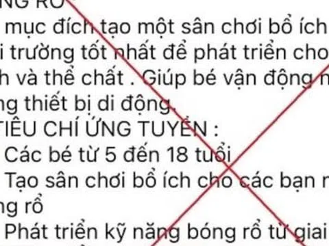 Đăng ký học bóng rổ cho con trên mạng, người phụ nữ ở Hà Nội bị lừa 1,1 tỷ đồng