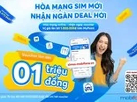 MobiFone tặng voucher và quà cho khách hàng hòa mạng SIM mới