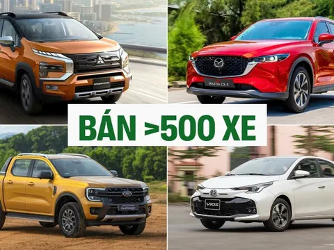 Không tính VinFast, chỉ 6 mẫu xe này bán trên 500 chiếc tháng 2/2025: Ranger và Xpander hơn 1.000 chiếc, Vios và City bỏ xa Accent