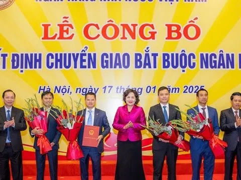 Từ 19/5, ngân hàng nhận chuyển giao bắt buộc sẽ được nới room ngoại lên 49%