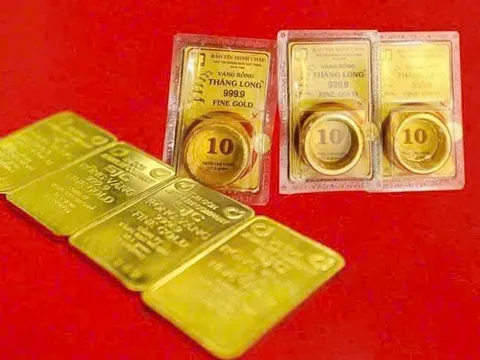 Giá vàng đồng loạt giảm
