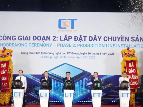 Khởi công nhà máy chip bán dẫn đầu tiên do người Việt Nam làm chủ công nghệ