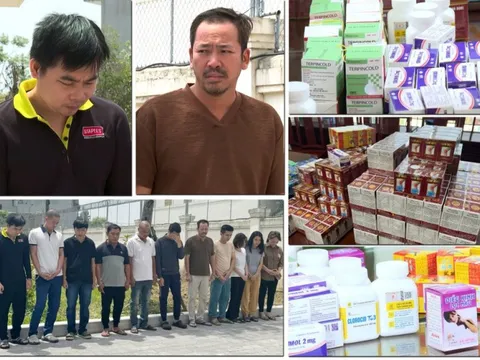 Lật tẩy thủ đoạn mới của nhóm sản xuất thuốc giả, sữa giả