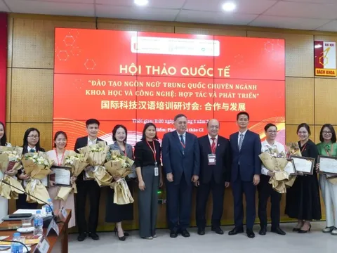 Hội thảo quốc tế 'Đào tạo ngôn ngữ Trung Quốc chuyên ngành khoa học và công nghệ: Hợp tác và phát triển'