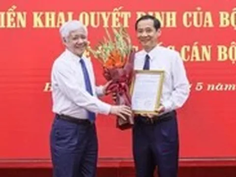 Ông Nguyễn Thái Học làm phó bí thư Đảng ủy Mặt trận Tổ quốc, các đoàn thể Trung ương