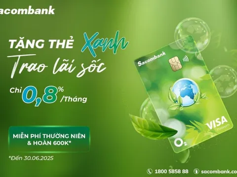 Đo CO2 mỗi giao dịch, thẻ VisaO2 hướng tới xây dựng lối sống xanh