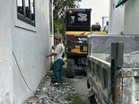 Hòa giải thành công vụ đường đi của một nhà dân chỉ còn 40cm