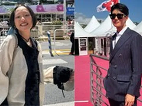 Đạo diễn Bùi Thạc Chuyên cùng dàn sao quảng bá điện ảnh Việt tại Cannes