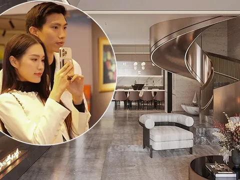 Nhan sắc tiểu thư Doãn Hải My gây sốt khi cùng chồng đi chọn nội thất cho căn biệt thự chục tỷ