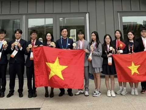 Học sinh Việt Nam giành 10 giải thưởng tại Hội thi Khoa học kỹ thuật quốc tế