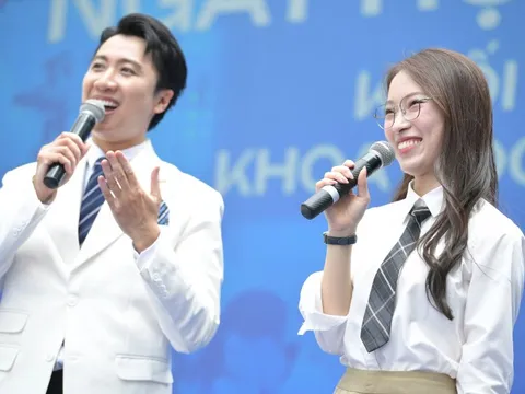 MC Khánh Vy và những chia sẻ thú vị trong Ngày hội tuyển sinh khối các ngành Khoa học và Công nghệ